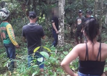 Vídeo: Homem que estava desaparecido é encontrado enforcado em árvore no interior do AM