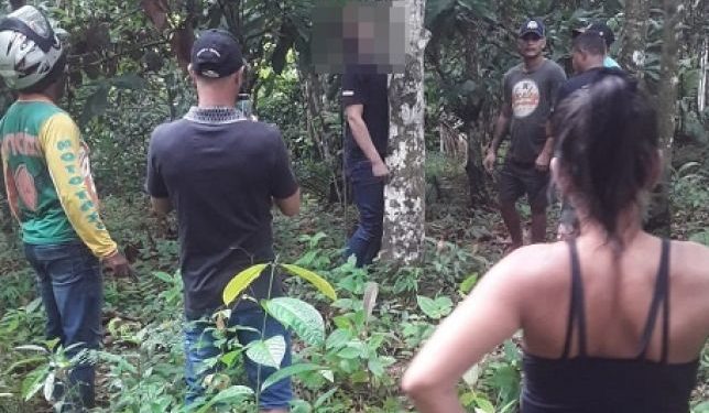 Vídeo: Homem que estava desaparecido é encontrado enforcado em árvore no interior do AM
