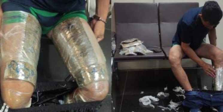 Homem é preso no Eduardo Gomes embalado com maconha