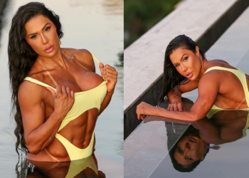 Vídeo: De cabeça pra baixo, Gracyanne Barbosa rebola o ‘popô’ e fã brinca: ‘Coração bonito’