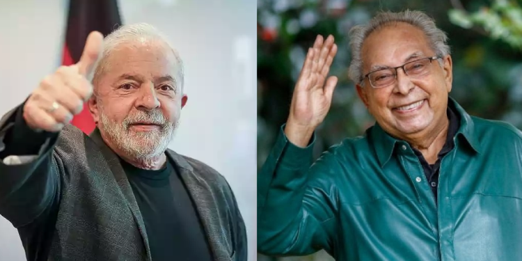 Presidente Lula visita Amazonino Mendes no hospital Sírio-Libanês