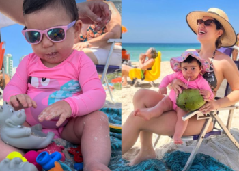 Morando no RJ por conta do BBB, Vivian vai à praia com Malu e encanta: ‘Cariocando’