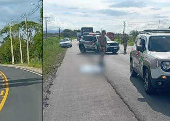 Ladrão morre após fugir e fazer graça em cima de motocicleta roubada