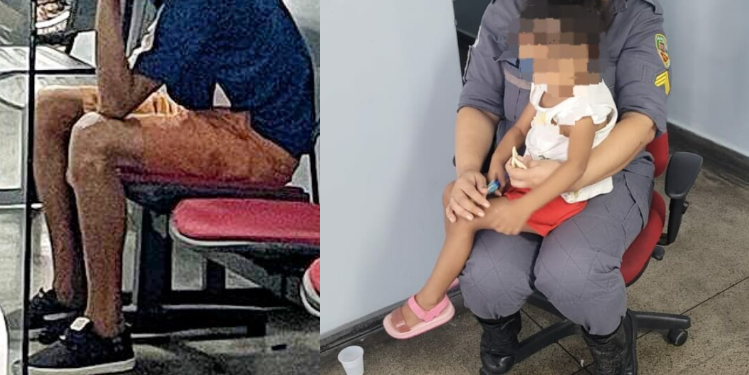 Homem é flagrado usando drogas com o namorado na frente da filha de 2 anos em Manaus