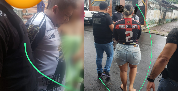 ‘Baixinho’ e ‘Camilona’ são presos por ordenar morte de dupla em disputa do tráfico do bairro Dom Pedro
