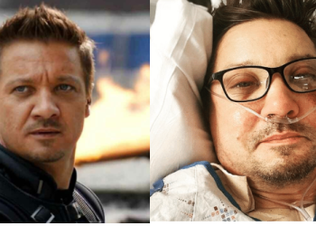 Jeremy Renner, o Gavião Arqueiro, posta foto após grave acidente e agradece carinho dos fãs