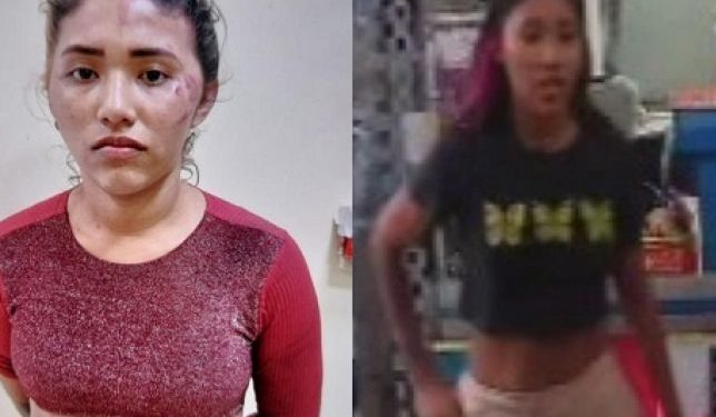 Mulher que seria a chefe e comandava assaltos em mercadinhos de Manaus é presa após cair de moto; vídeos