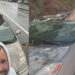 Homem sai de carro para falar ao telefone e veículo é esmagado por rocha gigante bem na hora