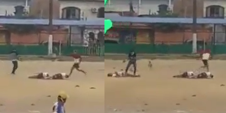 Vídeo mostra momento exato dos criminosos atirando nas vítimas em jogo do Peladão; veja