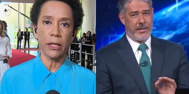 Vídeo: Bronca de Zileide Silva vaza e pega William Bonner de surpresa