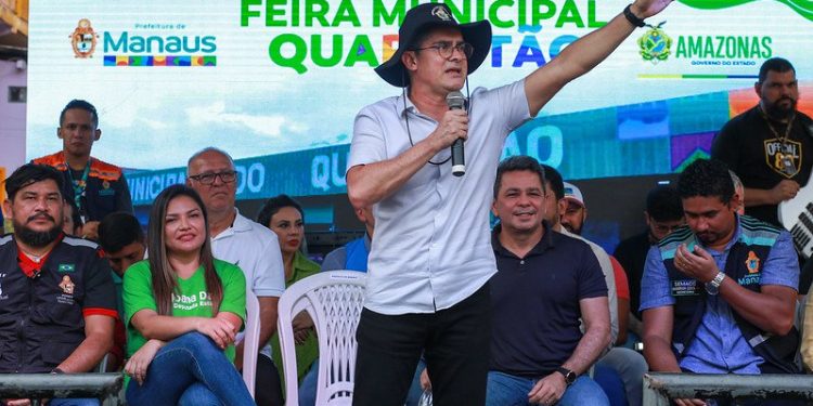 Prefeitura de Manaus e governo do Amazonas entregam nova feira do Quarentão