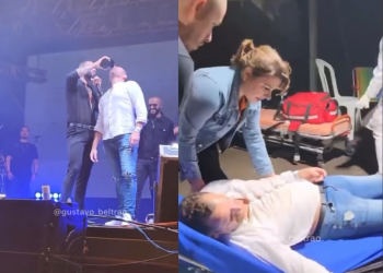 Fã da ‘PT’ após beber em show com Gusttavo Lima