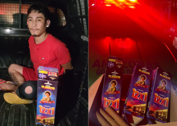 Se preparando para soltar fogos, membro de facção é preso