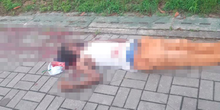Corpo é encontrado em ponte do Centro com garganta cortada; IMAGENS FORTES