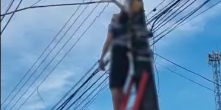 VÍDEO: Morador do Nova Cidade entra em chamas ao tentar fazer ‘gato de luz’