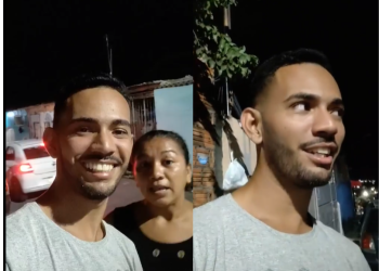 VÍDEO: Em Manaus, casal é assaltado enquanto fazia transmissão ao vivo entregando cestas básicas