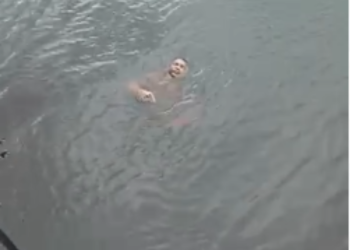 VÍDEO: Trabalhadores encontram vigia desaparecido boiando em estaleiro da Compensa