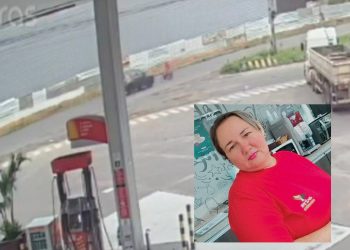 Câmeras registraram exato momento que carro atinge e mata cozinheira