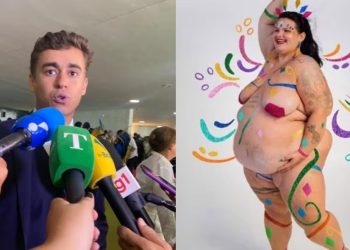 Deputado Federal faz declaração gordofóbica contra Thais Carla. “Tiraram a beleza e ficou só o Globo”