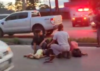 Idosa tenta atravessar Torquato e é morta por motociclista