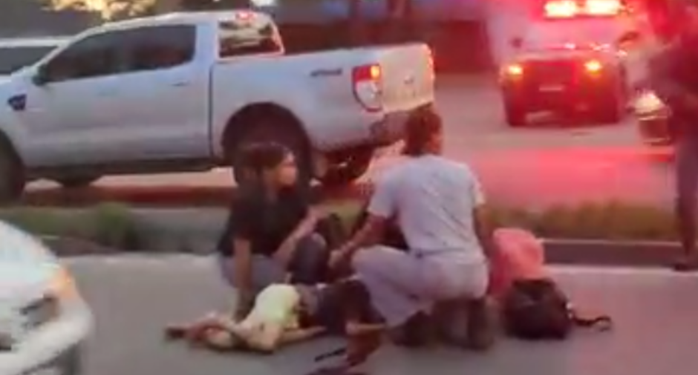 Idosa tenta atravessar Torquato e é morta por motociclista