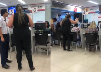 Vídeo: esposa diz que marido e funcionária da Bemol em Manaus ‘se beijam no banheiro’