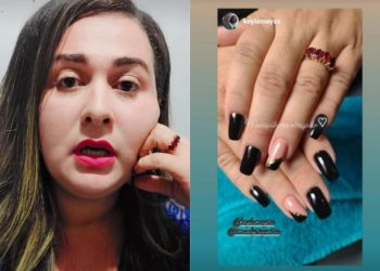 ‘Blogueirando’, esposa traída da Bemol aparece fazendo unhas após briga com o ex