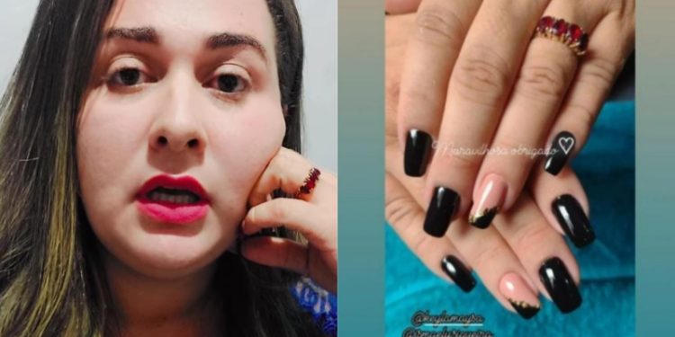 ‘Blogueirando’, esposa traída da Bemol aparece fazendo unhas após briga com o ex