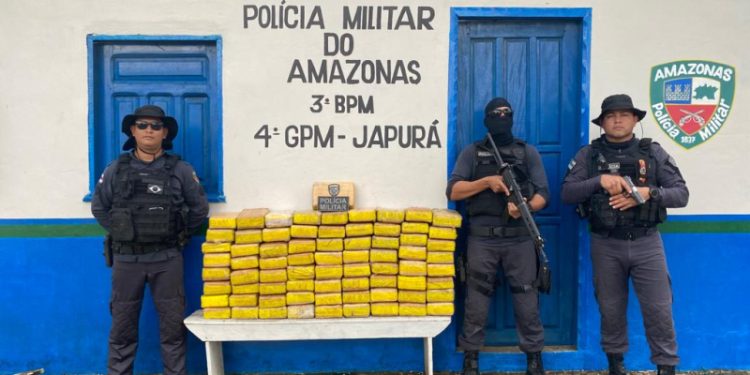 SSP apreende 151 kg de drogas após seguir trilha suspeita no Amazonas
