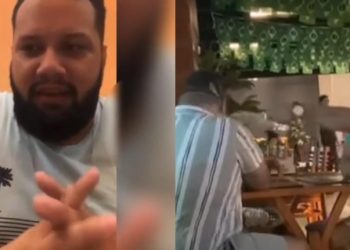 Vídeo: namorado traído se pronuncia após ‘chifre’ em restaurante de Manaus