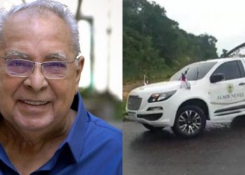 Corpo de Amazonino Mendes chega a Manaus