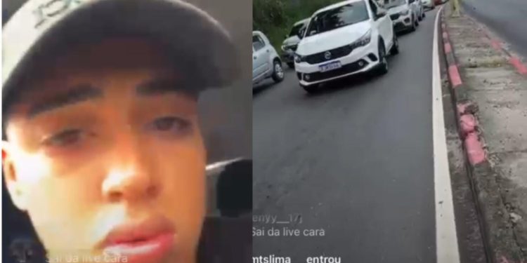 Assaltante faz live durante ação criminosa e viraliza na internet: ‘vamos pegar outro’