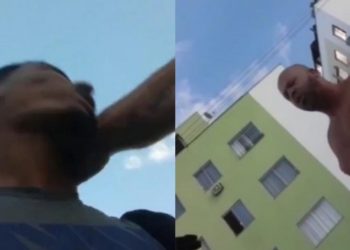 Entregador leva tapa na cara de policial após não subir em apartamento