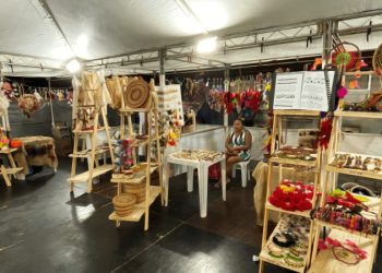 Arte indígena tem espaço no Carnaboi de Manaus