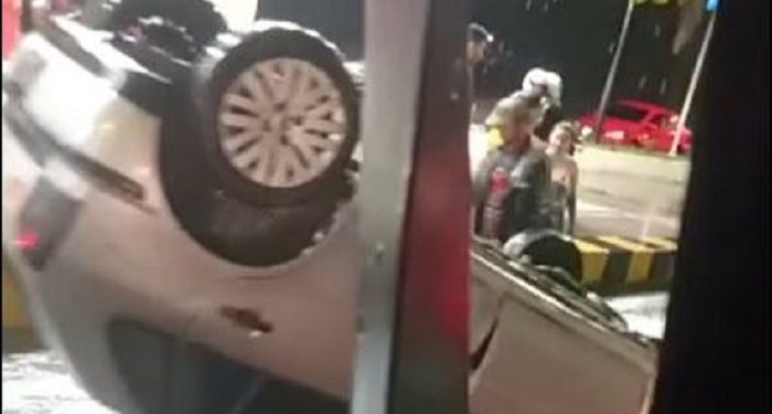 Homem agoniza de dor e fica preso às ferragens após acidente na Torquato Tapajós
