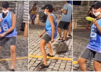 Disfarçada, Anitta curte carnaval de rua no meio do povão; assista