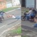 Vídeo: Mulher é arrastada por ladrões em moto após não largar a própria bolsa