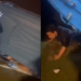 Vídeo: Banheiro químico vira com folião dentro e ele toma ‘banho’ de merd* e xixi