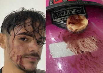 Vídeo: mulher joga açaí na cabeça de motoboy por entrega demorar