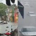 Vídeo: Carro quase é ‘afogado’ em rua do Centro de Manaus durante forte chuva