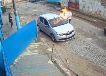 Vídeo: Chefe é investigado por atear fogo e matar queimado o marido de funcionária