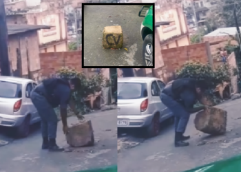 Audácia: Criminosos montam barricadas na Zona Leste para evitar a entrada da PM; vídeo