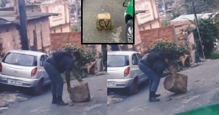 Audácia: Criminosos montam barricadas na Zona Leste para evitar a entrada da PM; vídeo
