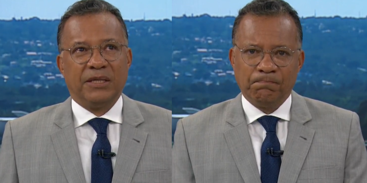 Vídeo: Heraldo Pereira desaba e chora ao vivo ao falar da morte de Glória Maria