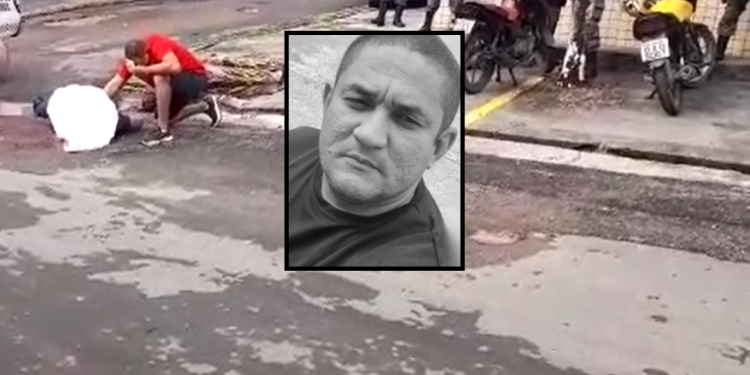 Irmão de segurança morto ao reagir a assalto em Manaus reconhece o corpo e lamenta; vídeo