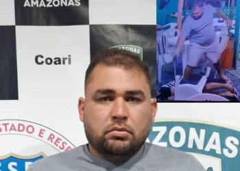 Vídeo: Keké, preso por matar homem em lanchonete em Coari, disse que estava com ciúmes