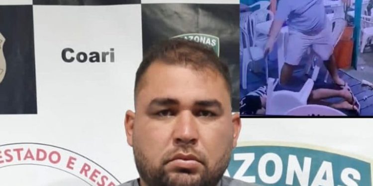 Vídeo: Keké, preso por matar homem em lanchonete em Coari, disse que estava com ciúmes