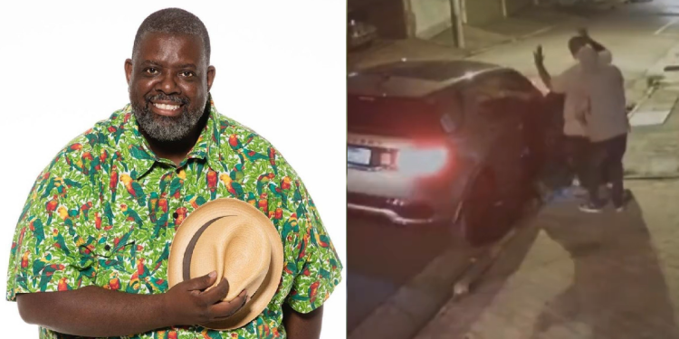 Vídeo mostra cantor Péricles sendo rendido e tendo o carro roubado por assaltante; veja