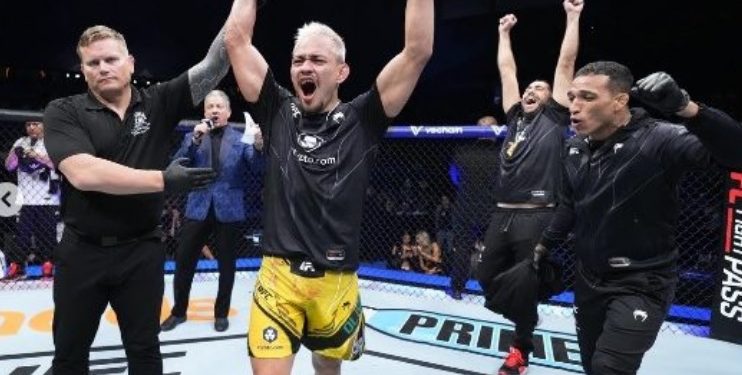 Amazonense de Maués vence em sua estreia no UFC após dar surra em russo