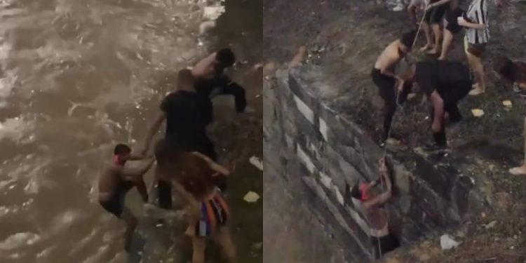 Após Bloco das Piranhas, homem cai em igarapé e é resgatado por foliões